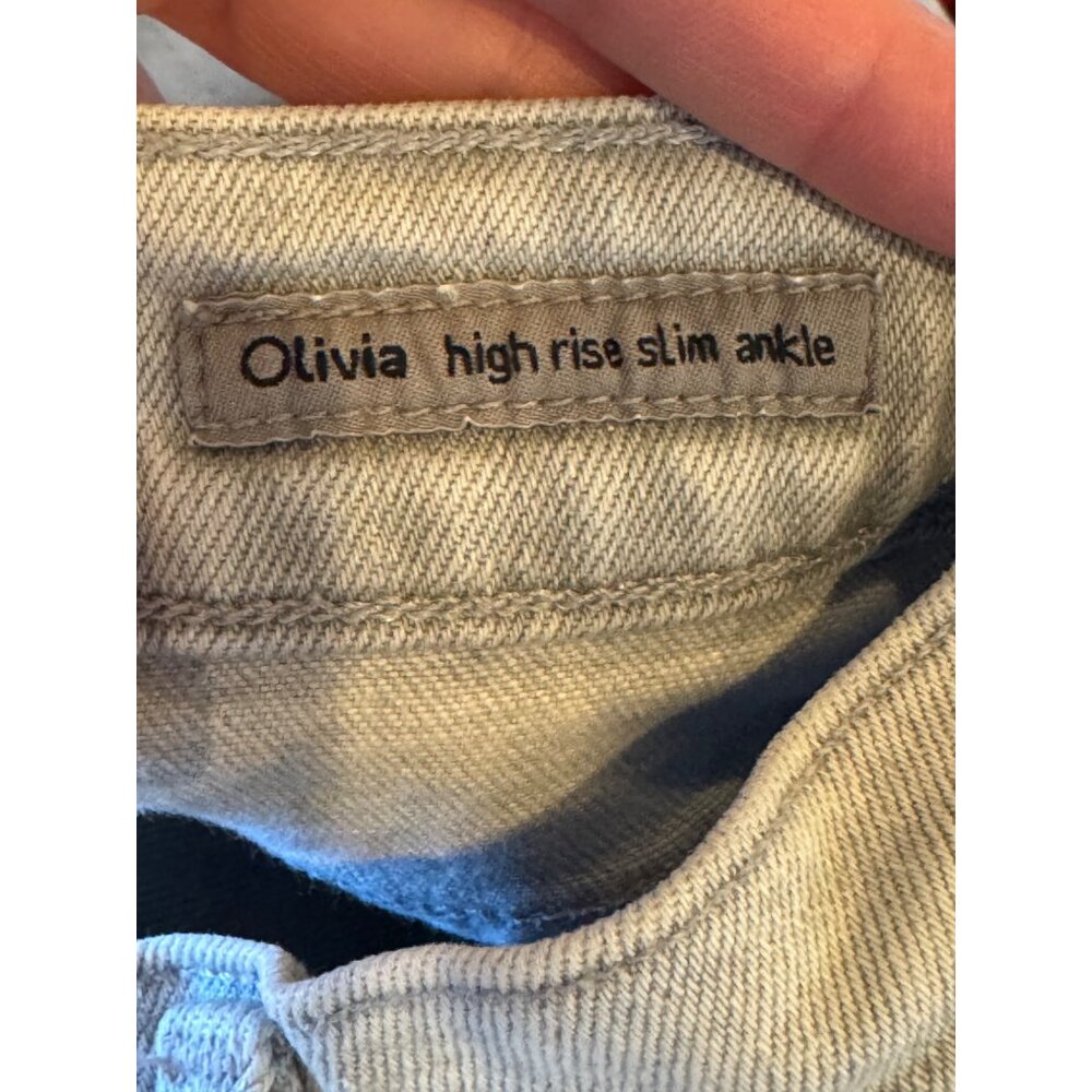 Citizens of‎ Humanity Jeans Women 26 Gray Olivia Button Fly High Rise Slim Ankle - Picture 9 of 11